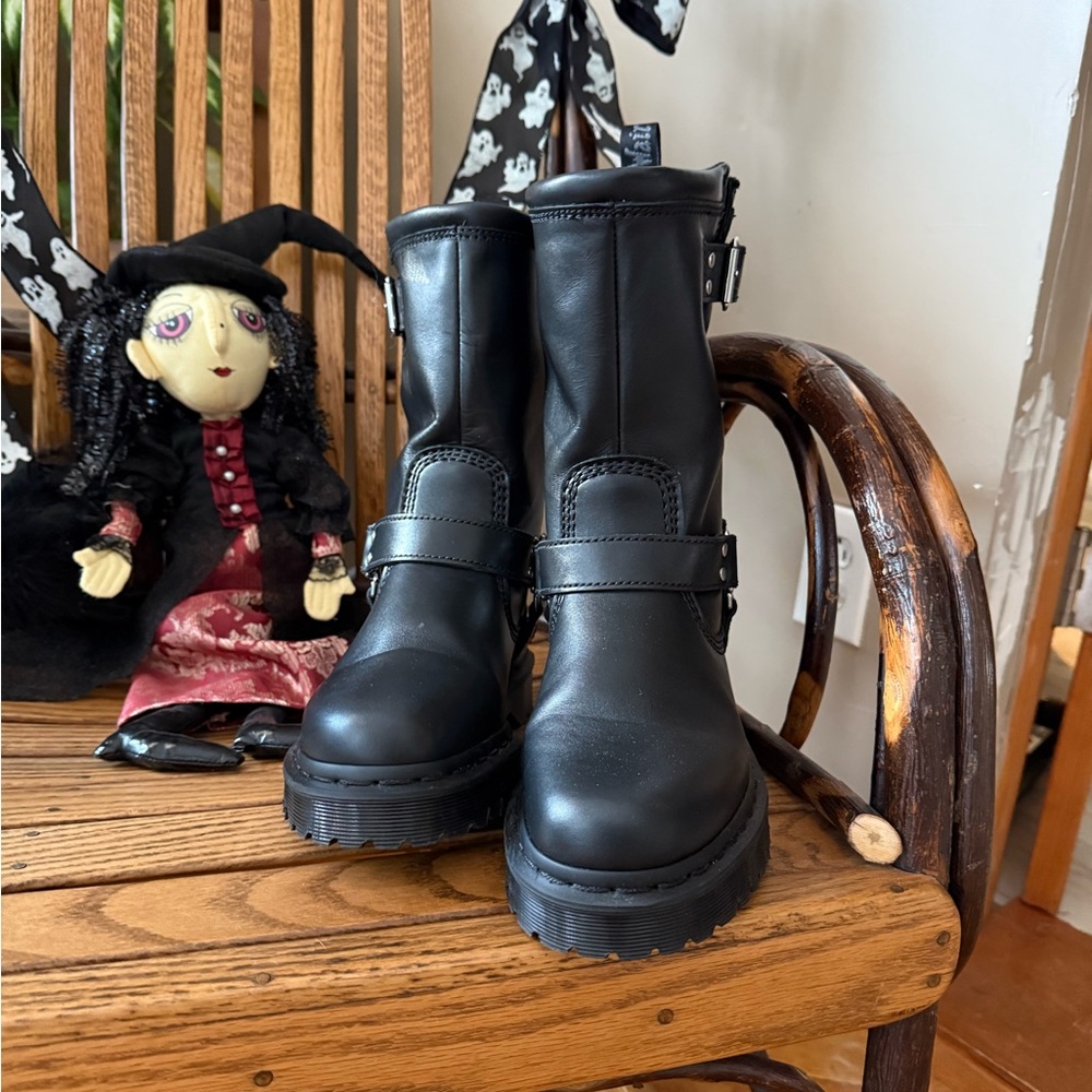 Dr. Martens Black Combat Boots